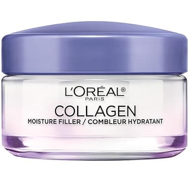 L’Oreal Paris Collagen Daily Face Moisturizer, Anti Aging Face Cream to Reduce Wrinkles and Provide Intense Hydration, 1.7